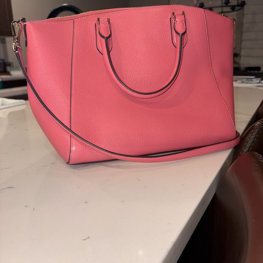Kate Spade Coral Pink Satchel Bag - Picture 3 of 5